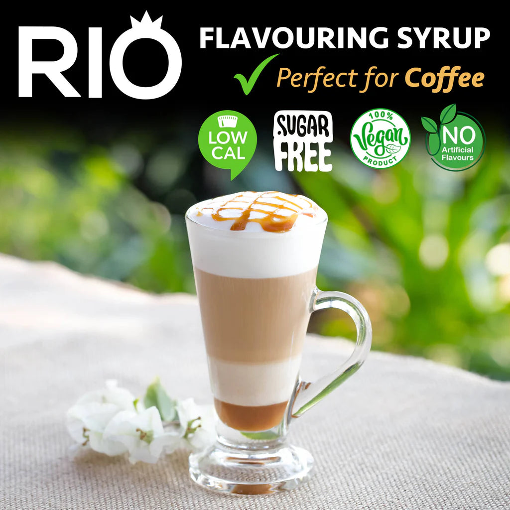 Rio Sugar Free Caramel Coffee Syrup - 1 Litre