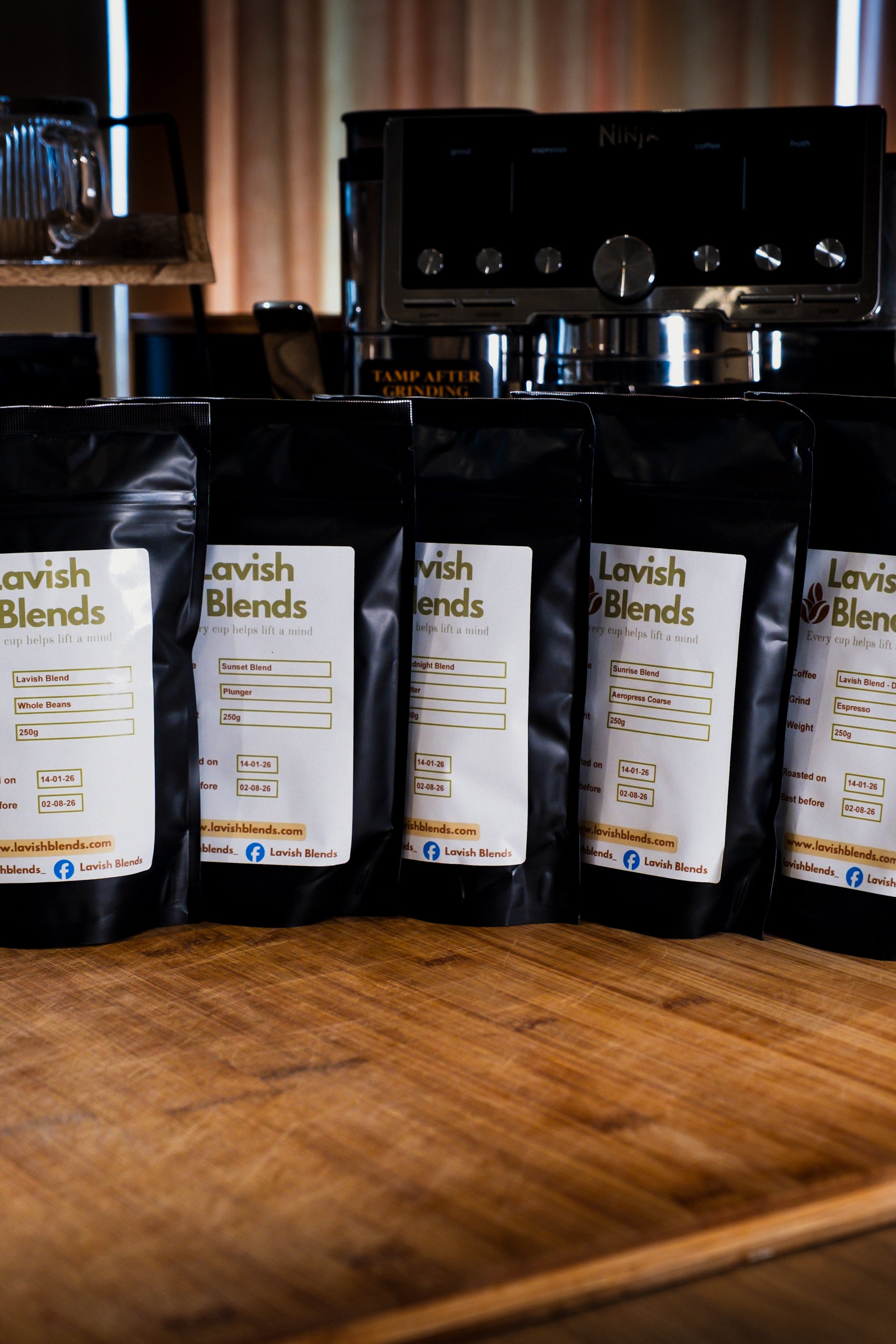 Taster Bundle – 5 of our Best Selling Wholebean Blends (250g Each)