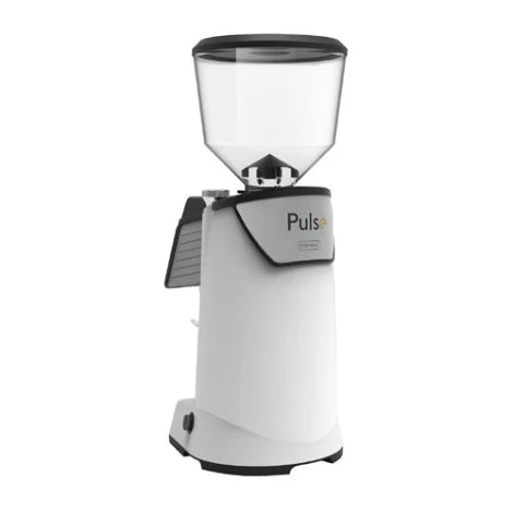 Crem Pulse 75 High Speed Coffee Grinder - White